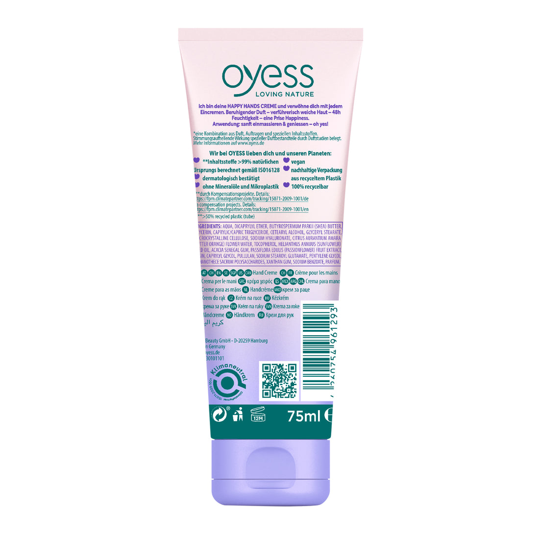 OYESS Happy Hands Creme - Caring 